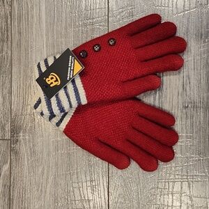NWT HB Fashion Design High Quality Women's Insulated Knit Gloves sz S/M